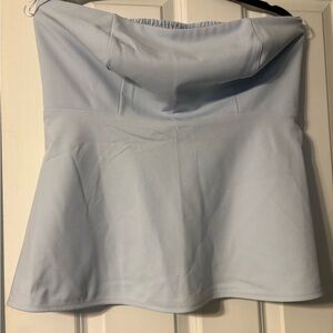 Old Navy Light Blue Strapless Top Large